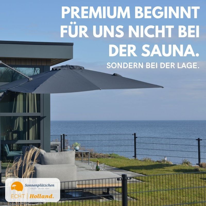 Premium beginnt für uns nicht bei der Sauna - sondern bei der Lage