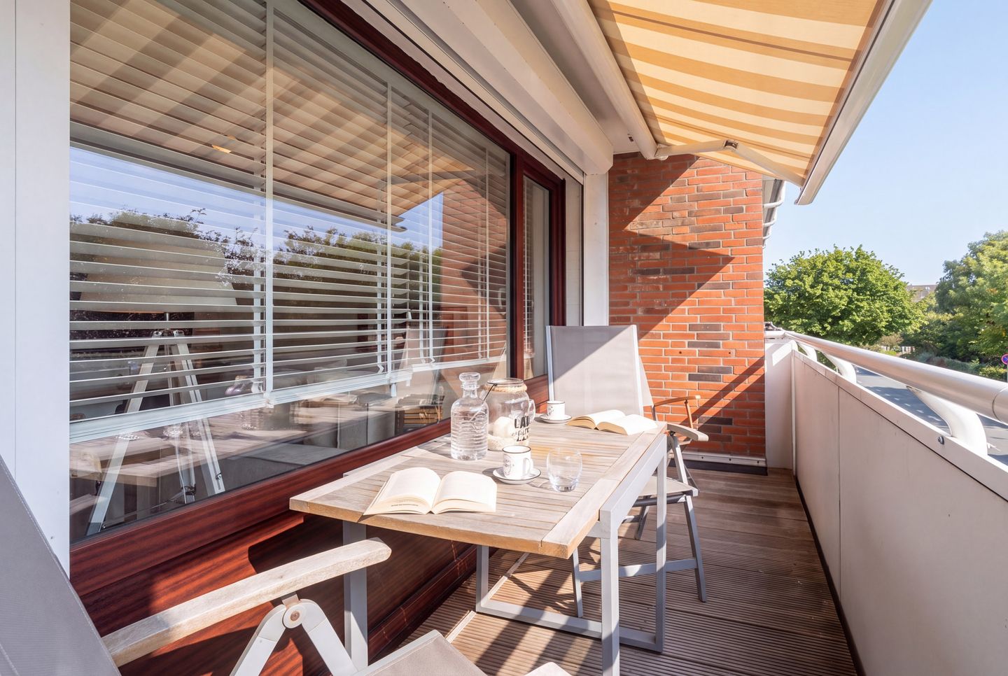 Ferienwohnung Sea & Calm, Haus Luv Whg. 12, Büsum - Balkonmöbel