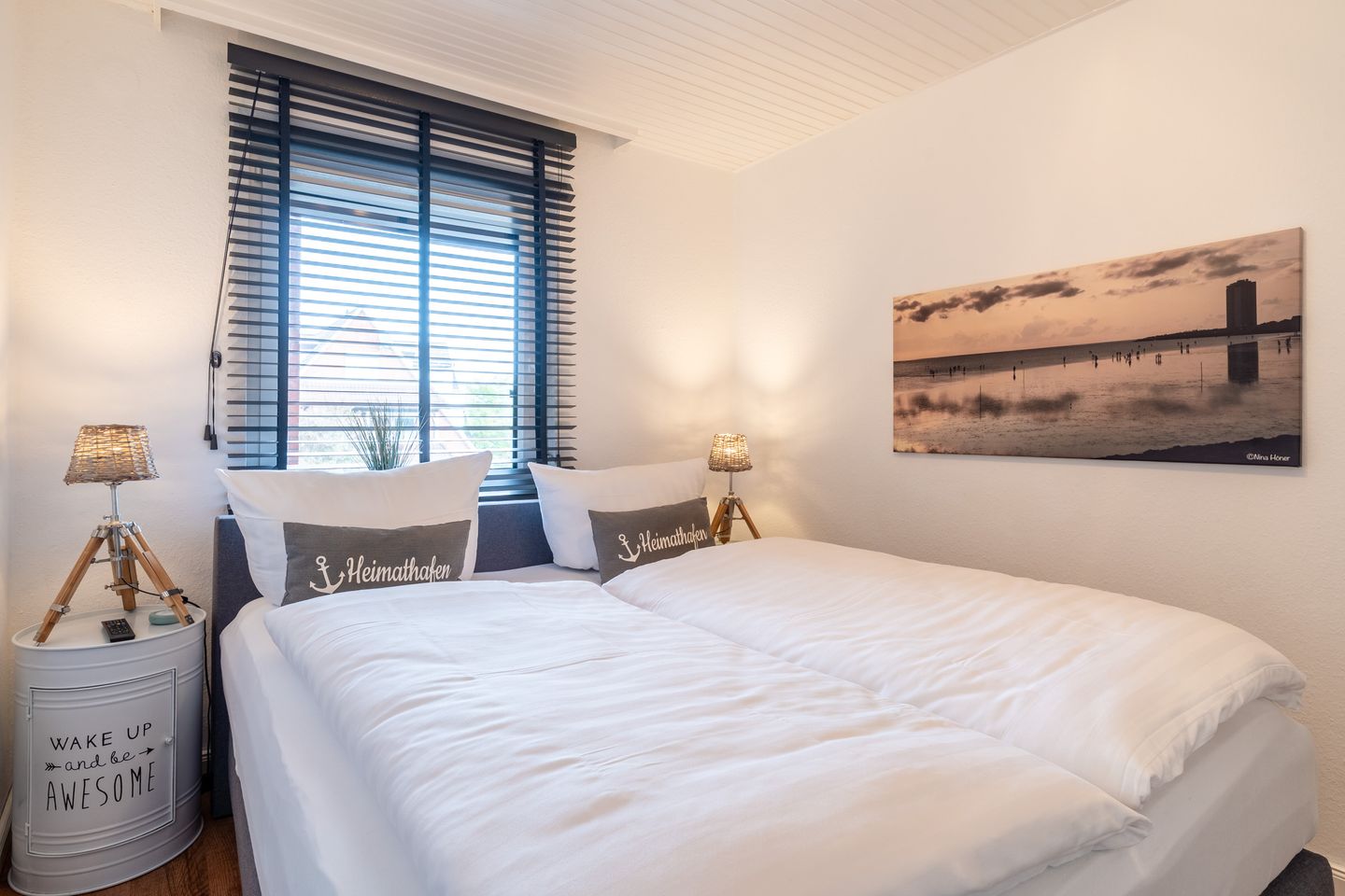 Ferienwohnung Sea & Calm, Haus Luv Whg. 12, Büsum - Schlafzimmer