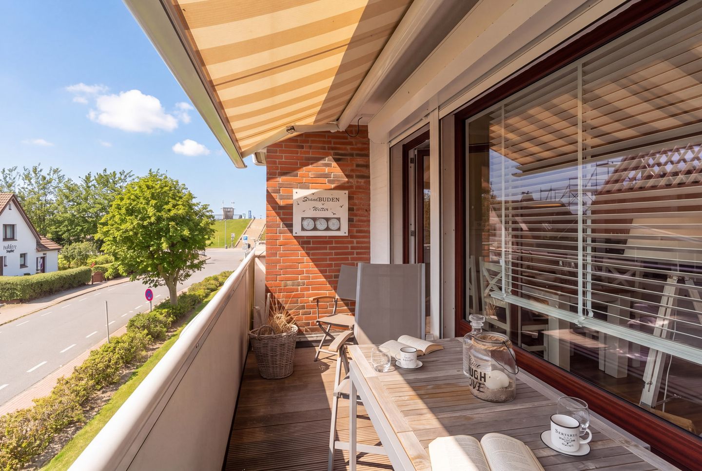Ferienwohnung Sea & Calm, Haus Luv Whg. 12, Büsum - Balkon