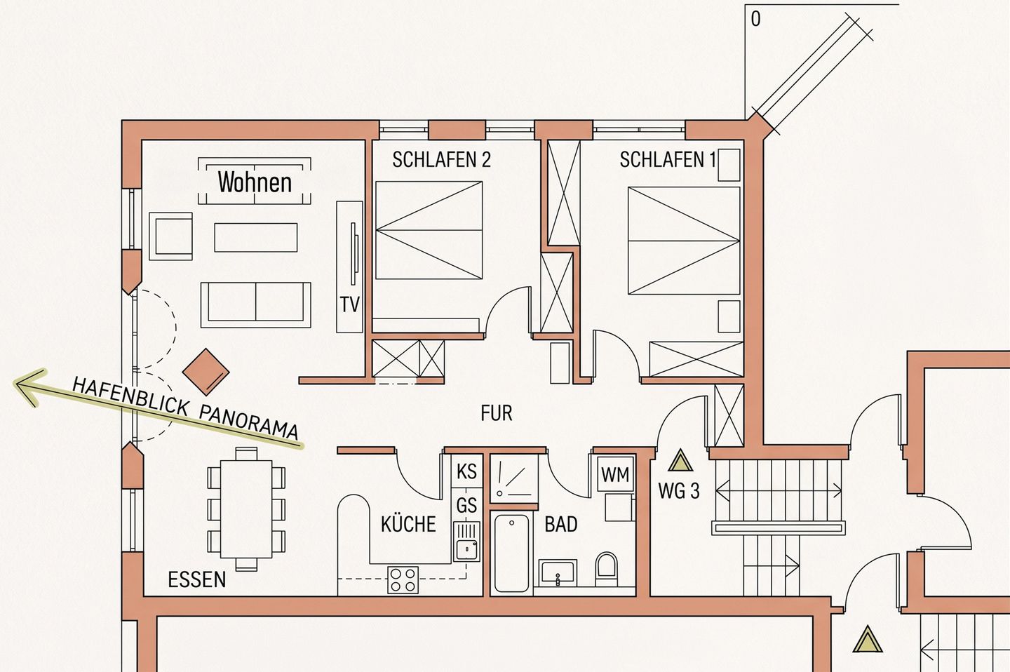 Grundriss – Tidenkieker 