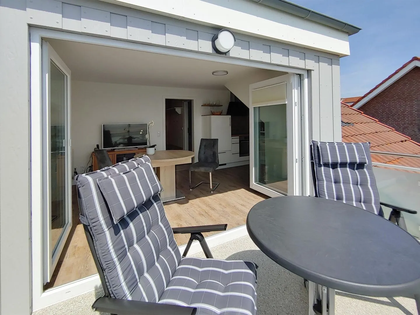Haus Ran Ferienwohnung Ran 2 Wittdün auf Amrum - Balkon