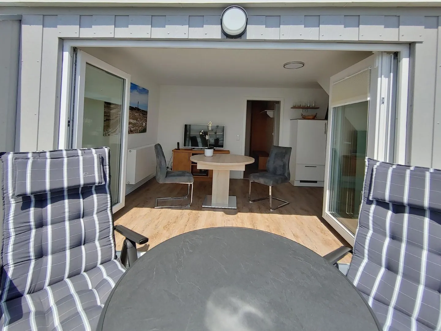 Haus Ran Ferienwohnung Ran 2 Wittdün auf Amrum - Balkon
