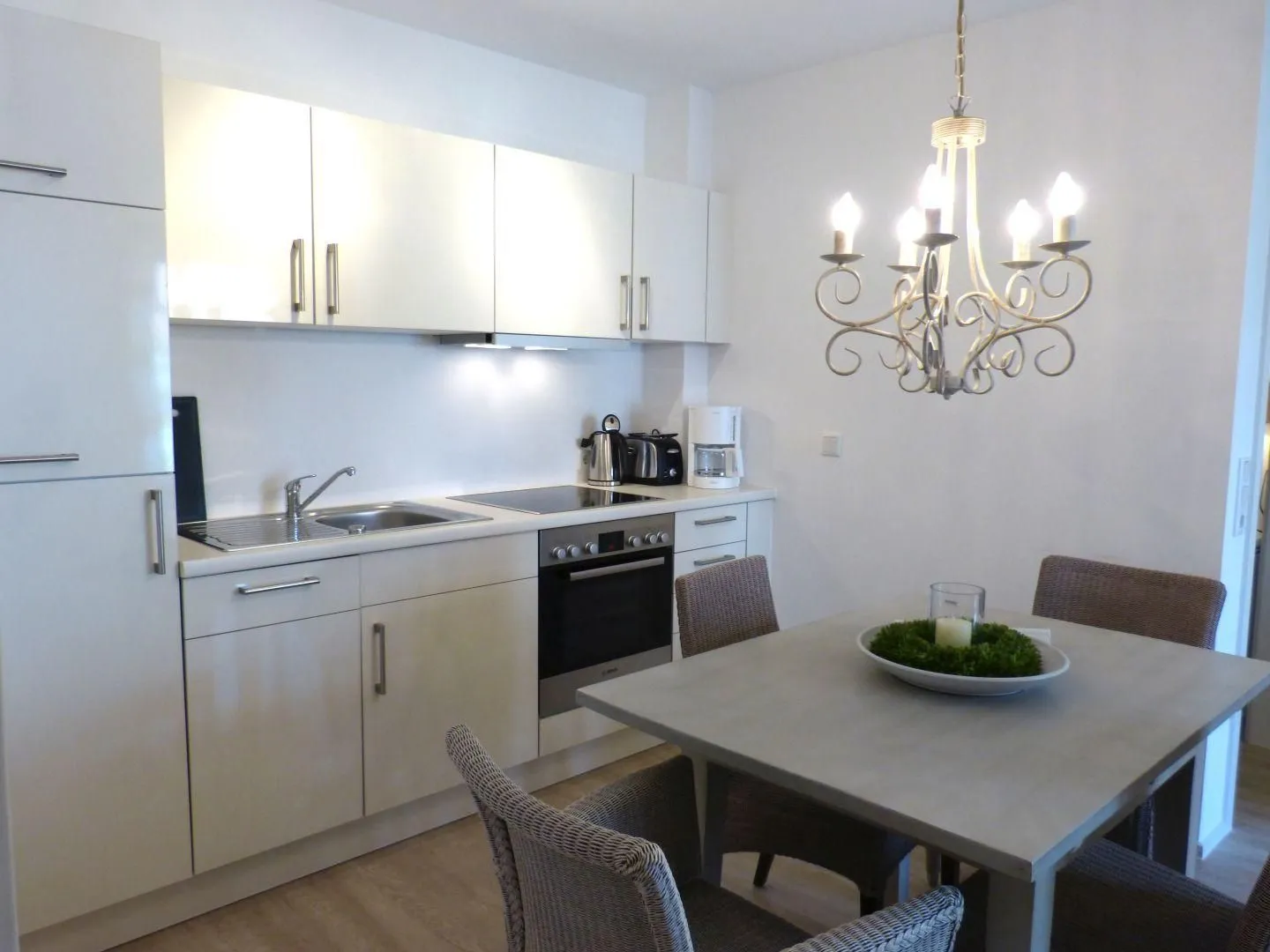 Strand Residenz Ferienwohnung *Strand Residenz 8* Wittdün auf Amrum - Küchenbereich Strand Residenz Wohnung 8 in Wittdün auf Amrum