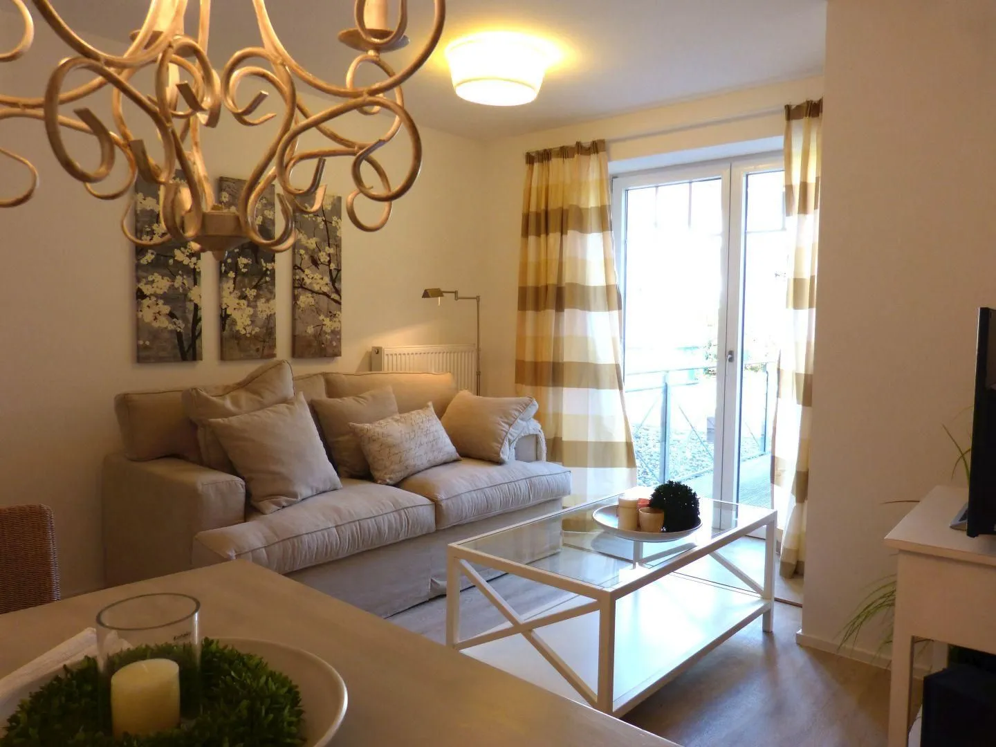 Strand Residenz Ferienwohnung *Strand Residenz 8* Wittdün auf Amrum - Wohnbereich Strand Residenz Wohnung 8 in Wittdün auf Amrum