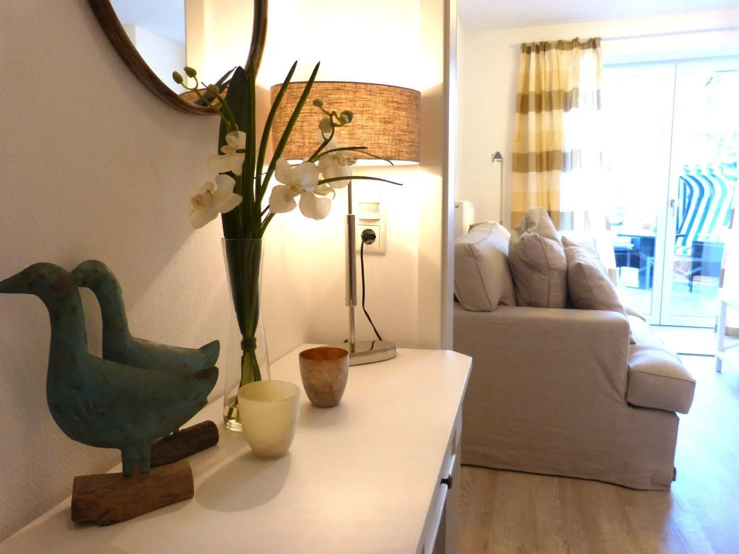 Strand Residenz Ferienwohnung *Strand Residenz 8* Wittdün auf Amrum - Wohnbereich Strand Residenz Wohnung 8 in Wittdün auf Amrum