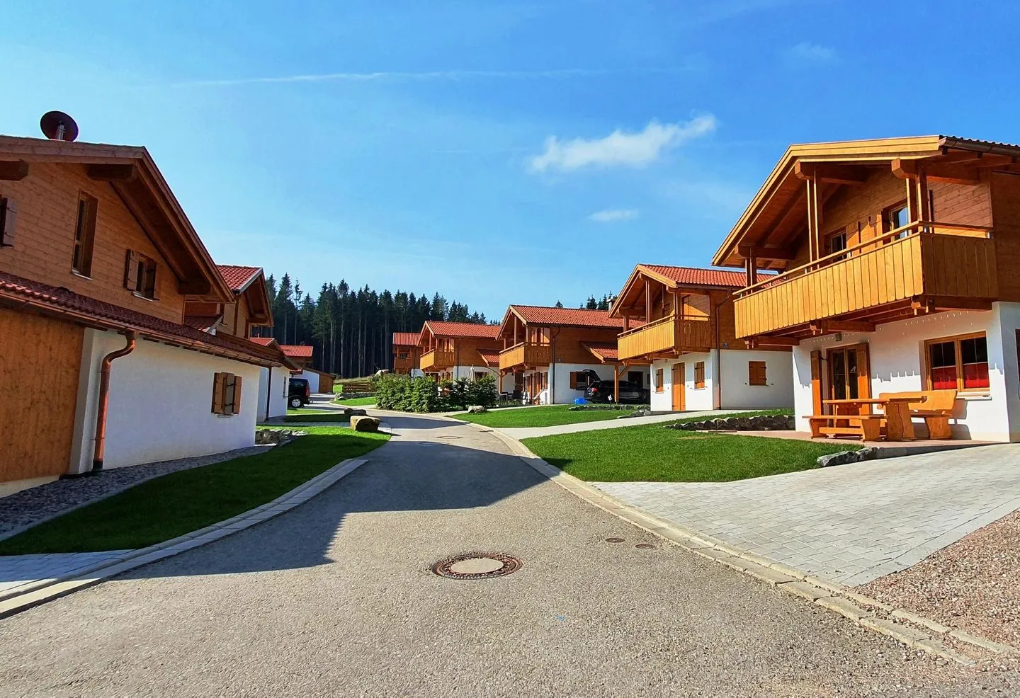 Feriendorf Via Claudia Haus 65 Casa Bavaria Lechbruck am See - Nachbarschaft