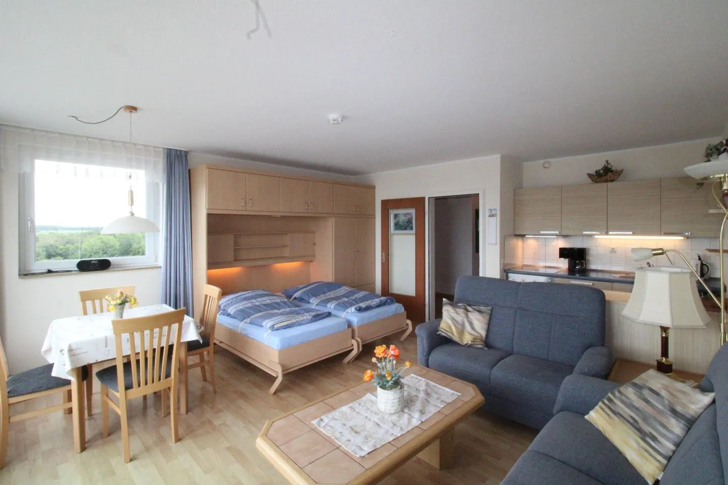Panorama Whg 95, 6. OG - Wohnzimmer