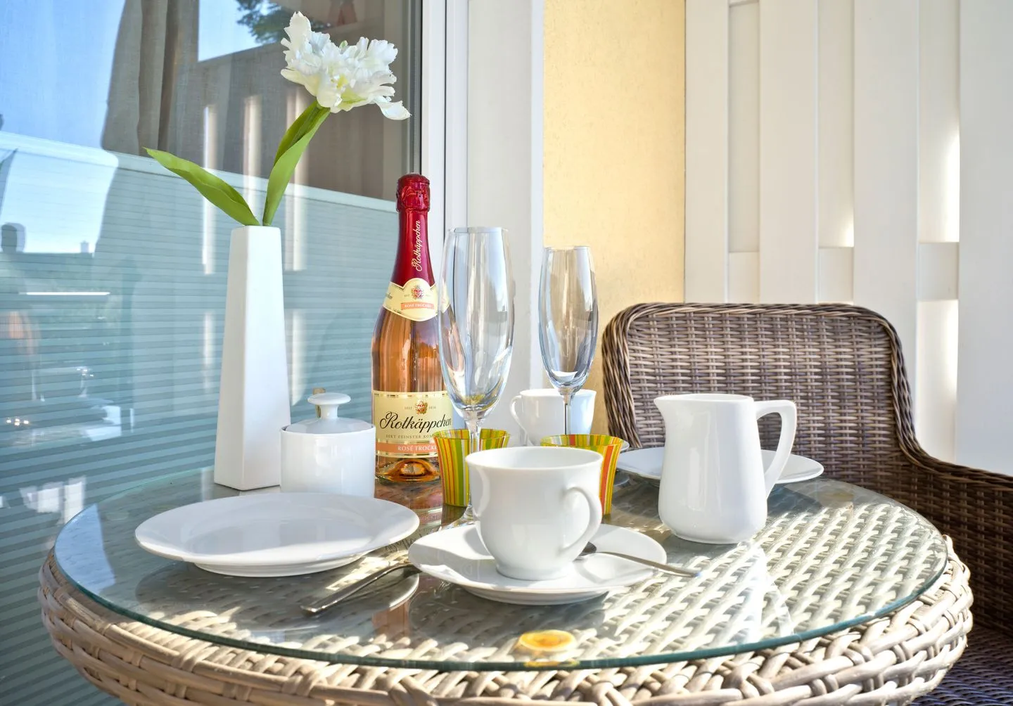 Landhaus Residenz Kirchsee Westwind Schwarzer Busch - Balcony