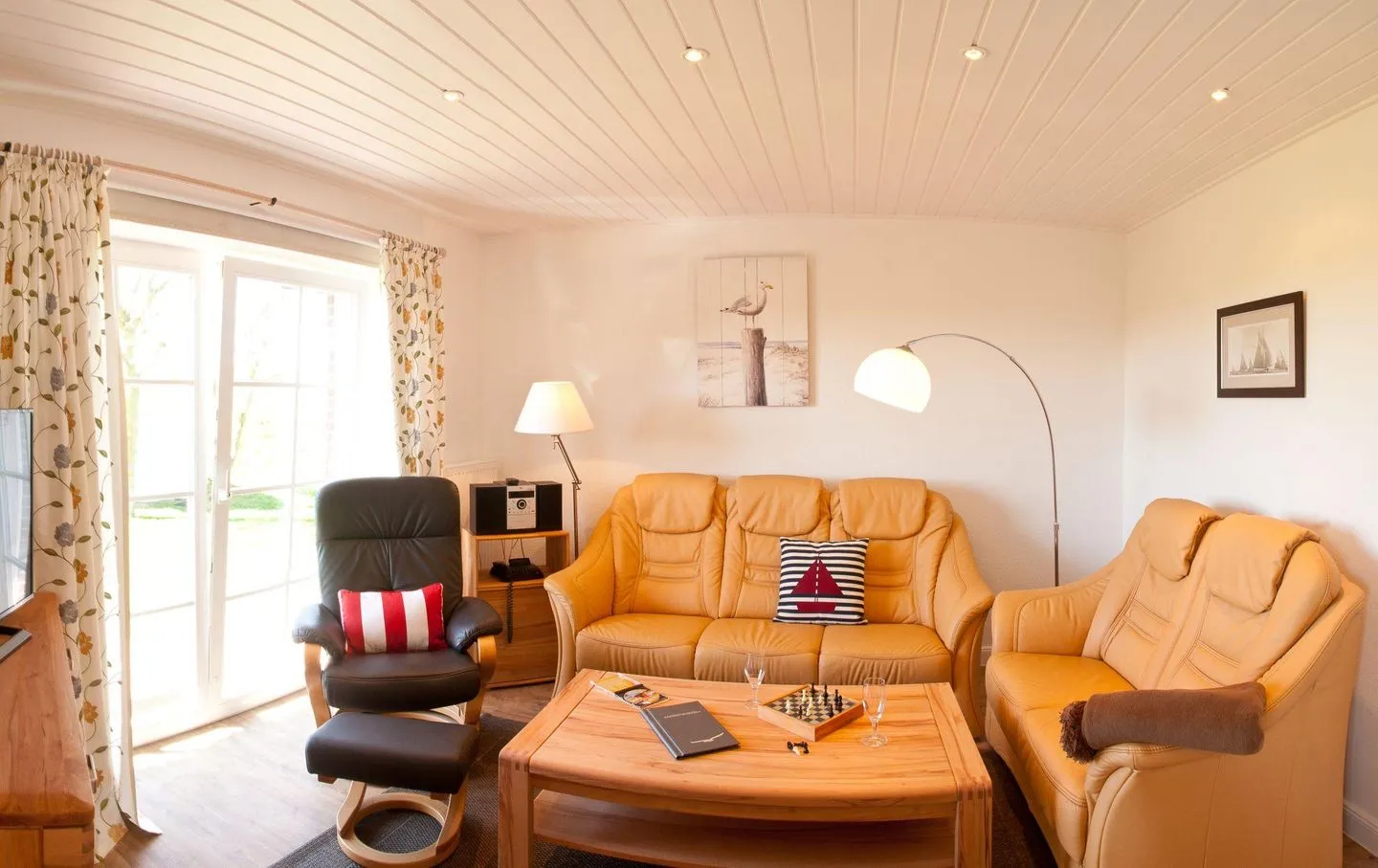 LH Westermüür, Hausteil 1 Braderup - Wohnzimmer
