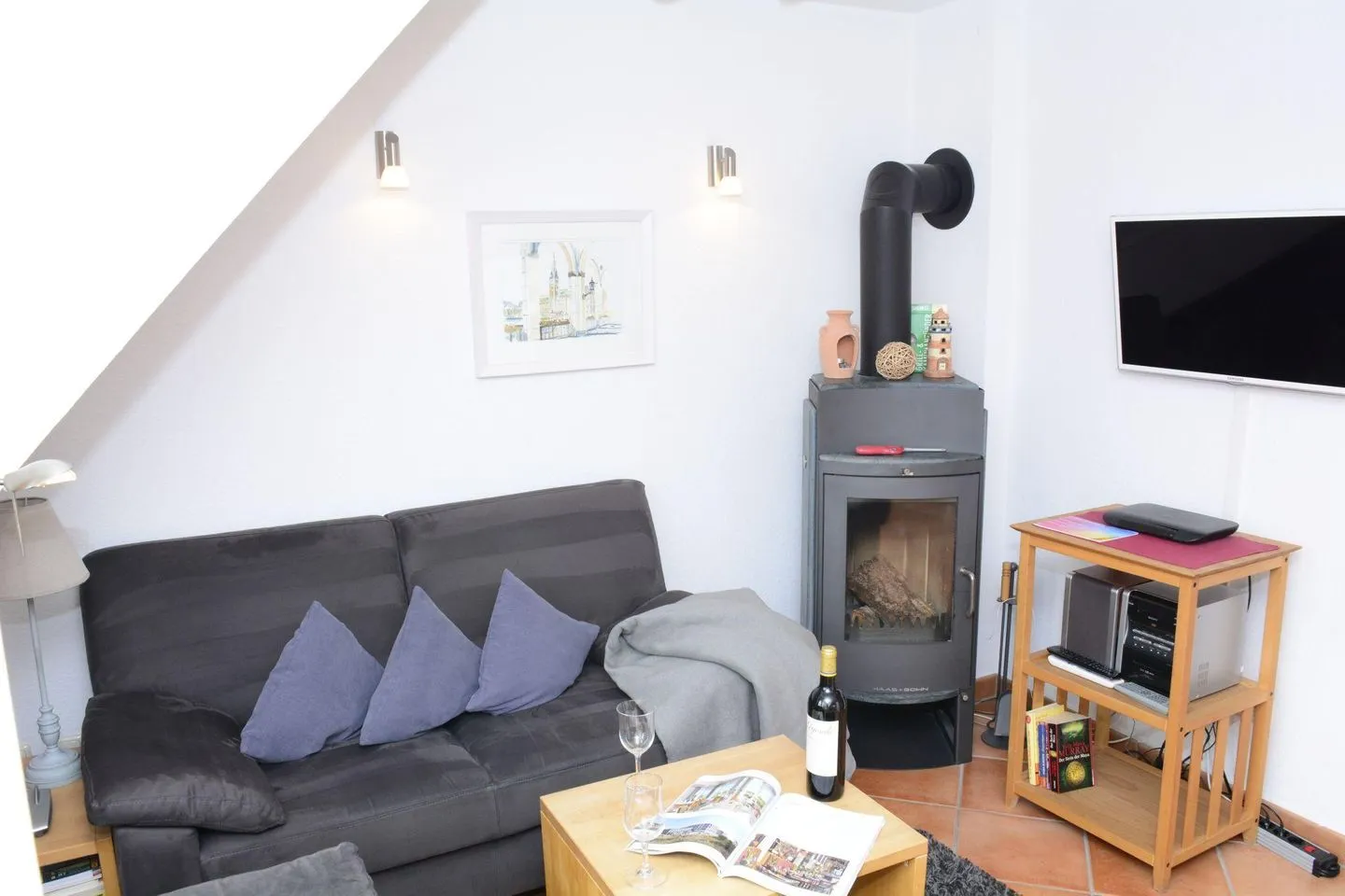LH Heidegrund, App.3 Wenningstedt - Wohnzimmer