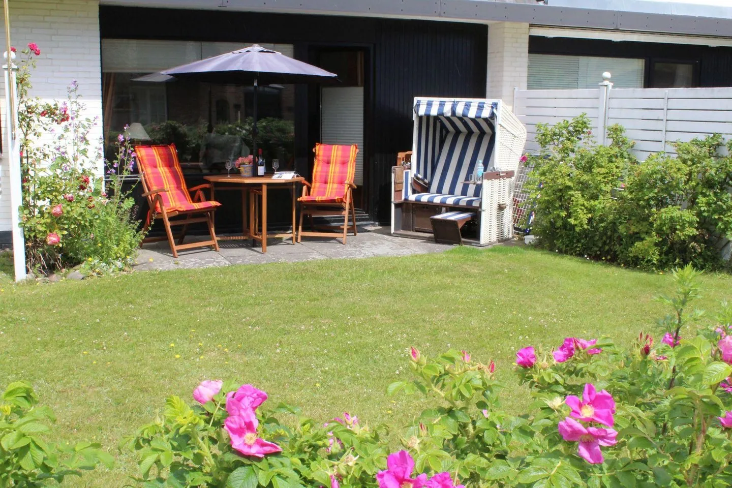 Haus Heidehörn, App. 5 Wenningstedt - Terrasse