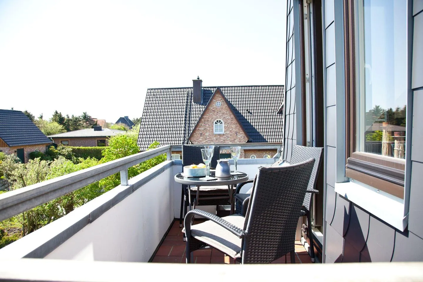 Domizil Strandläufer Wenningstedt - Balkon