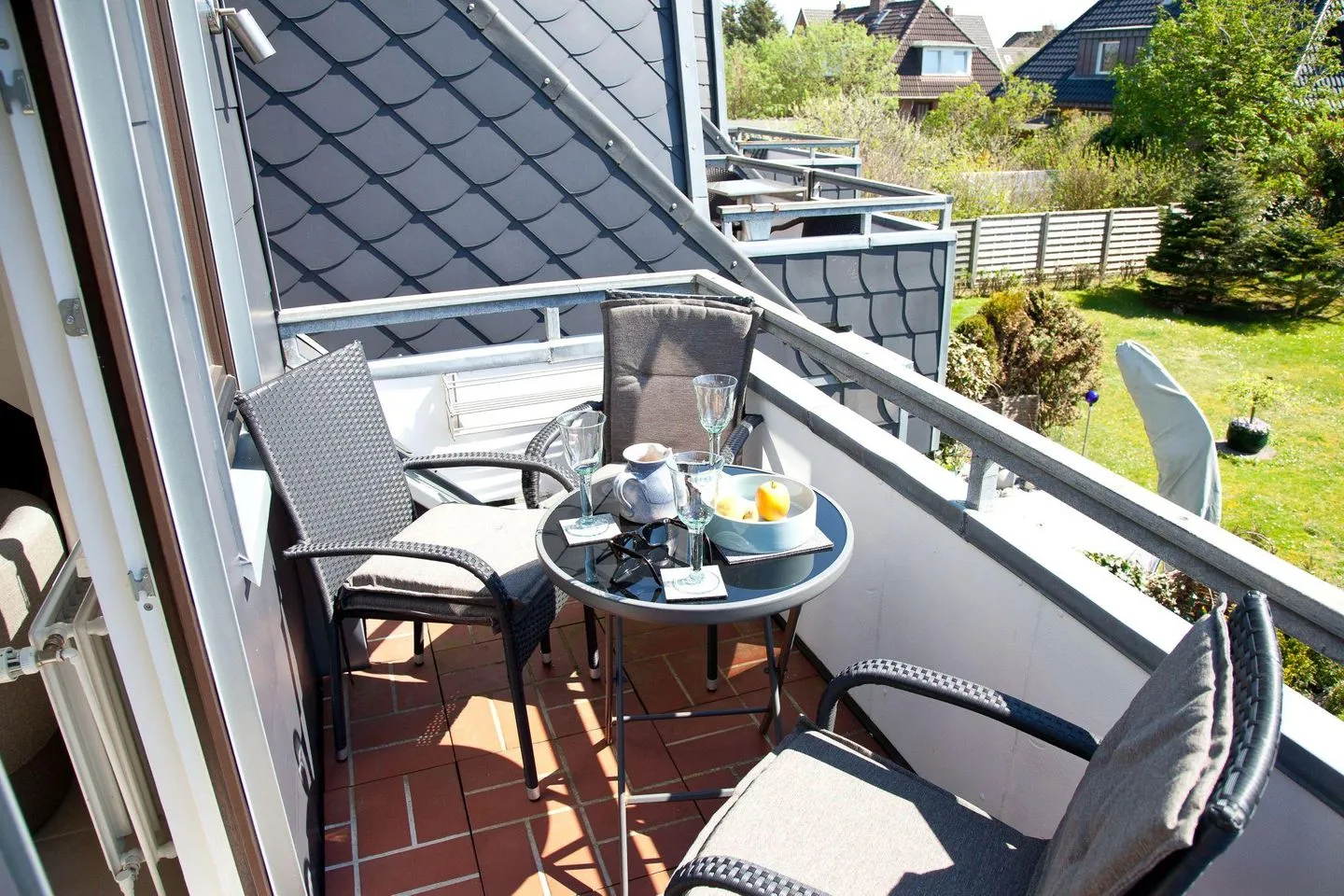 Domizil Strandläufer Wenningstedt - Balkon