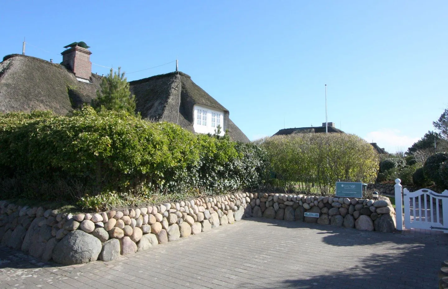 Rosenhaus unter Reet Kampen - Fassade / Eingang