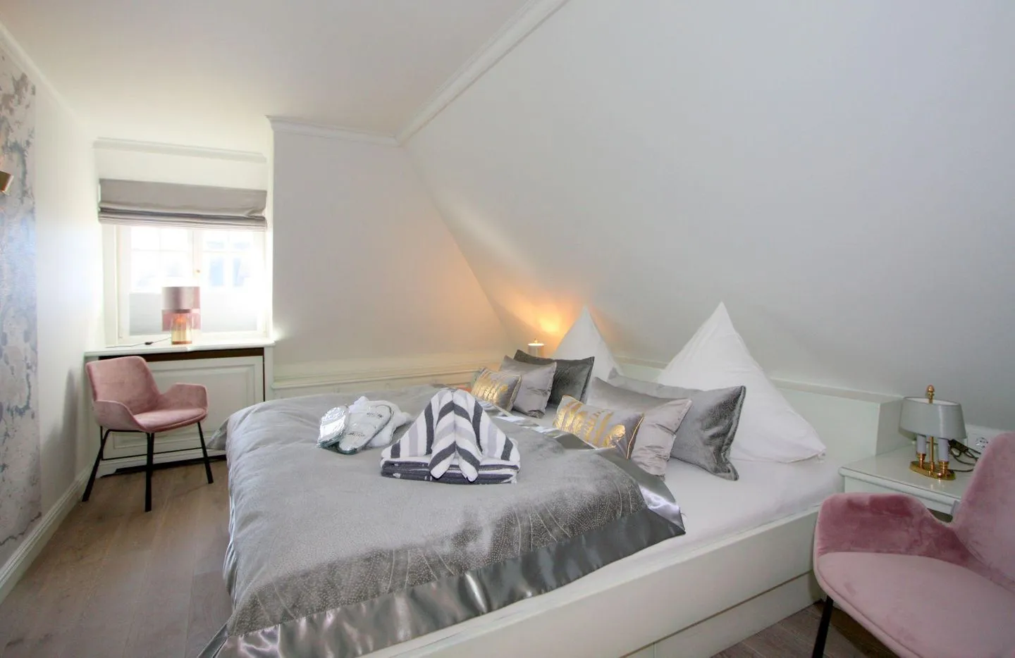 Rosenhaus unter Reet Kampen - Schlafzimmer