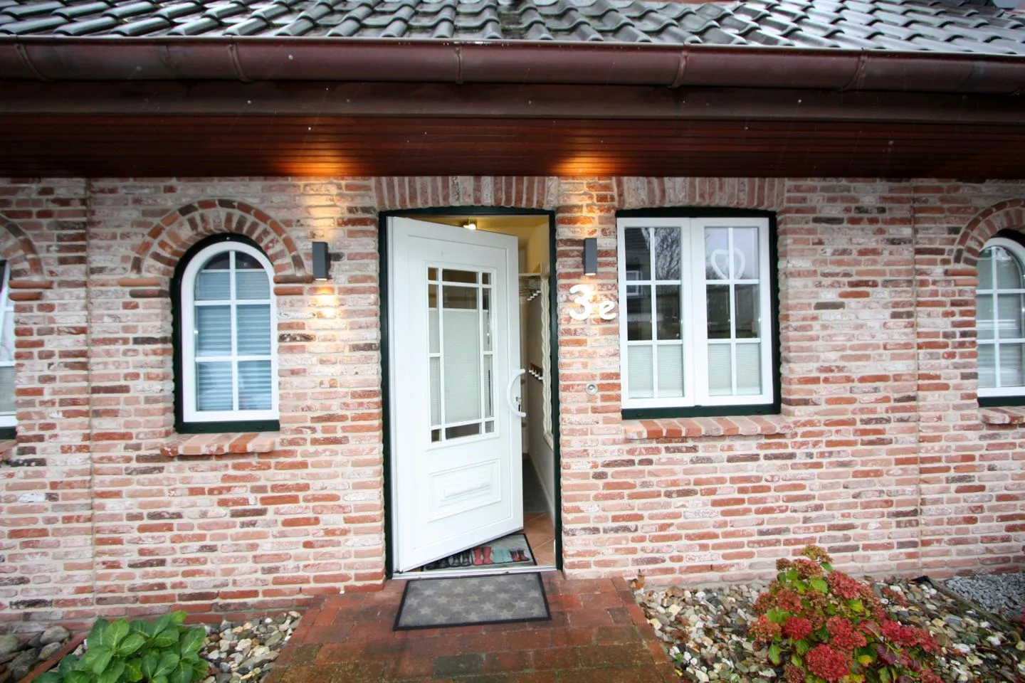 Ferienhaus Gartenweg Tinnum - Fassade / Eingang