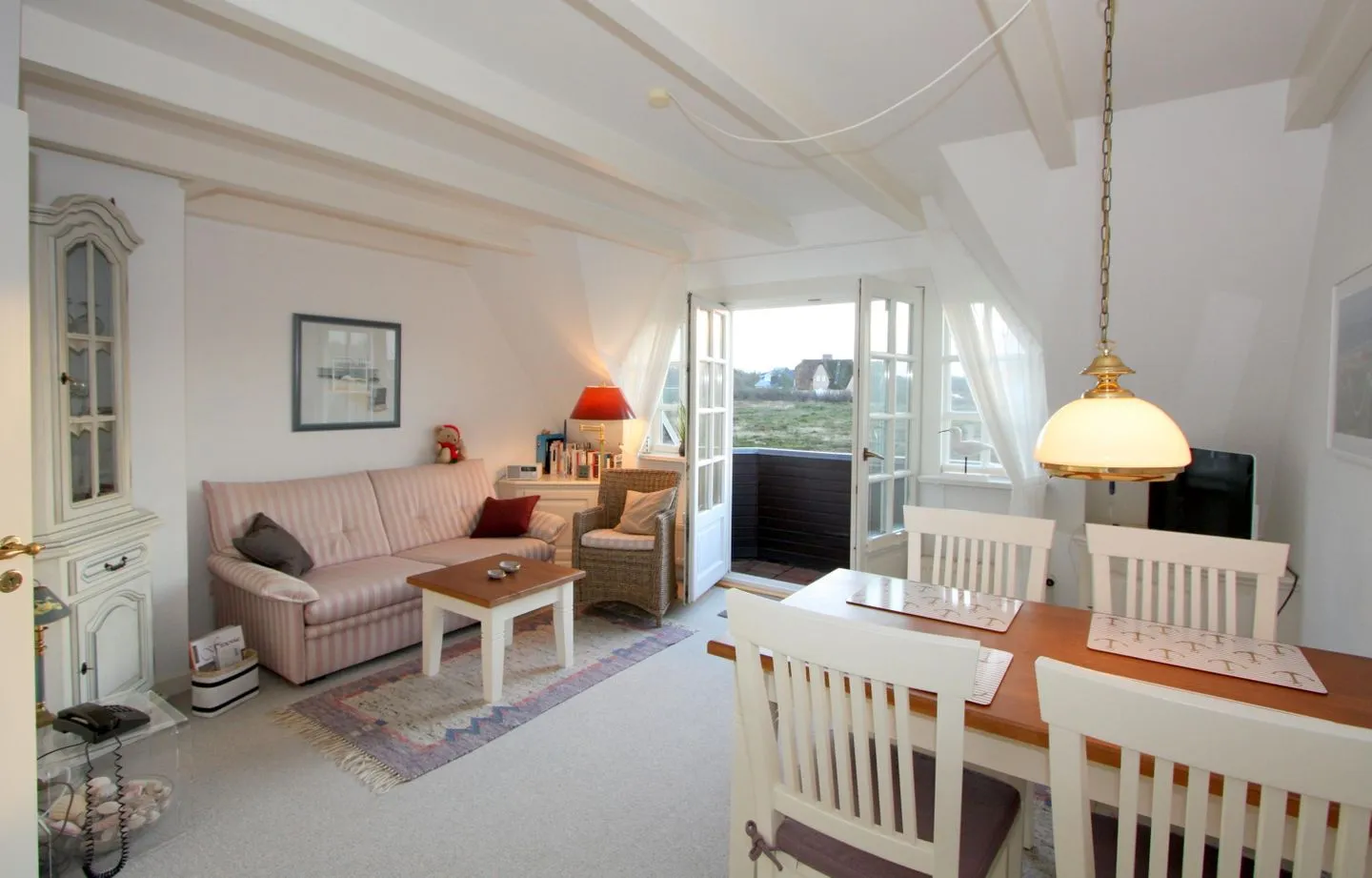 Am Heidepark, App. 5 C Wenningstedt - Wohnzimmer