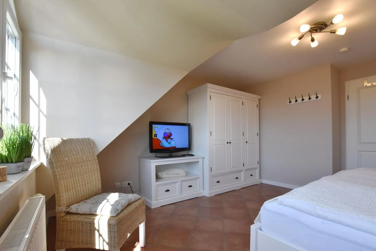 Ferienhaus Gartenweg Tinnum - Schlafzimmer
