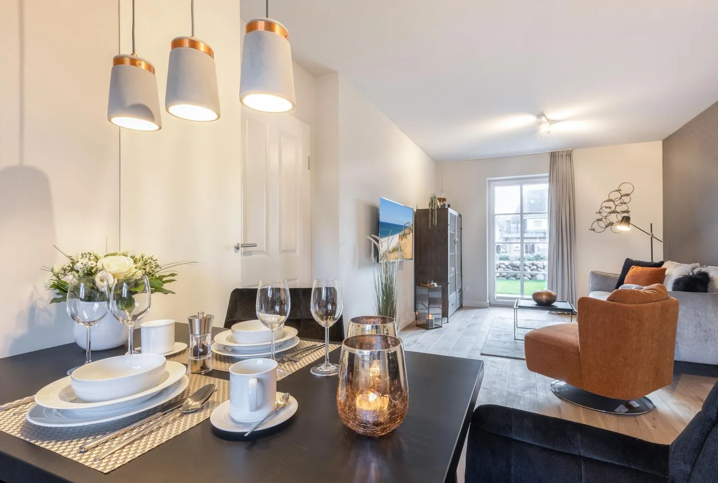 Strandgut Wohnung 3 Wenningstedt - Wohnzimmer