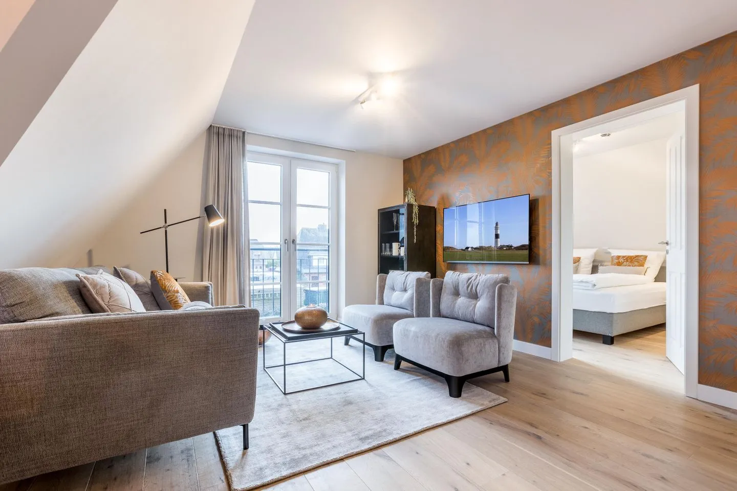 Strandgut Wohnung 7 Wenningstedt - Wohnzimmer