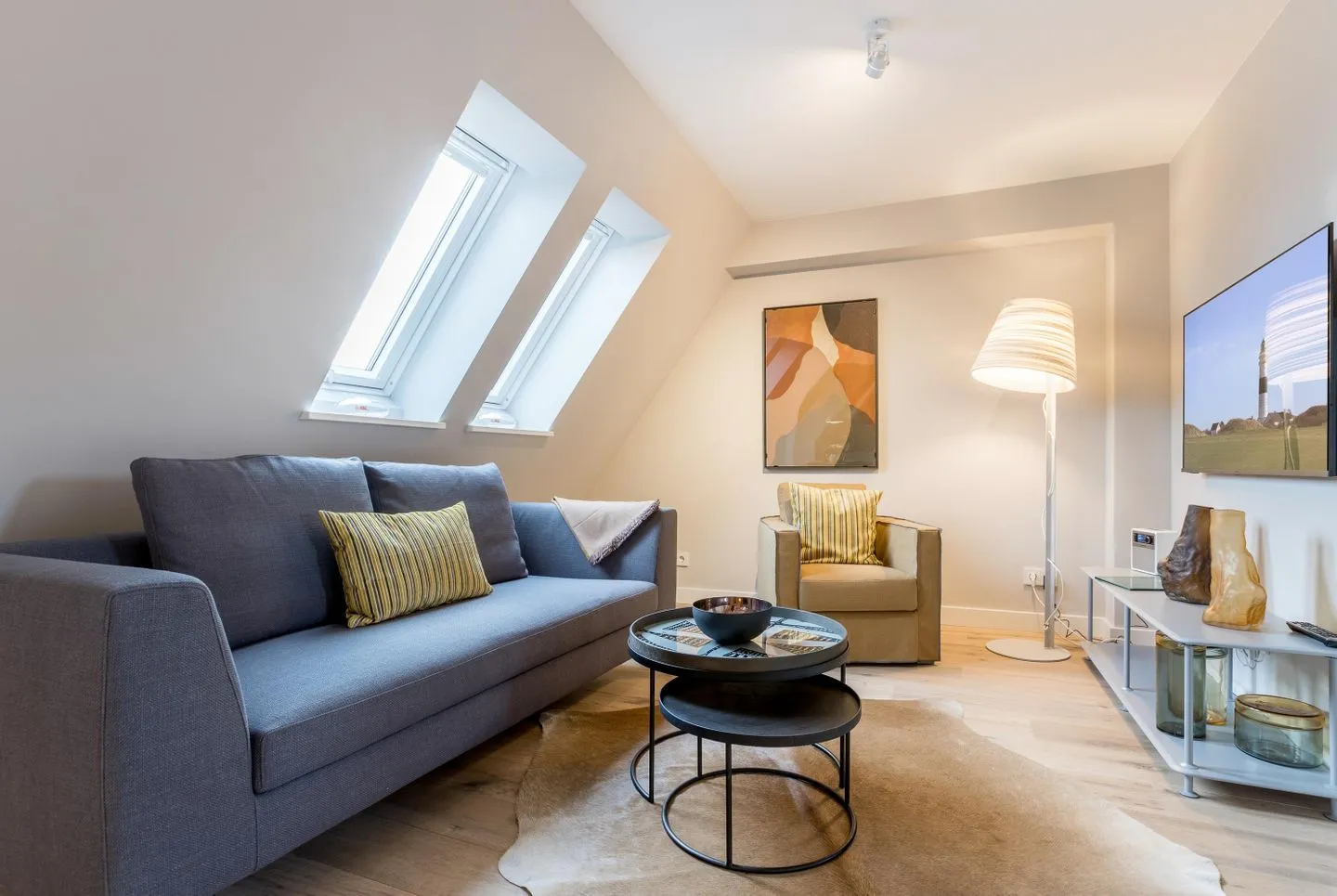 Strandgut Wohnung 8 Wenningstedt - Wohnzimmer