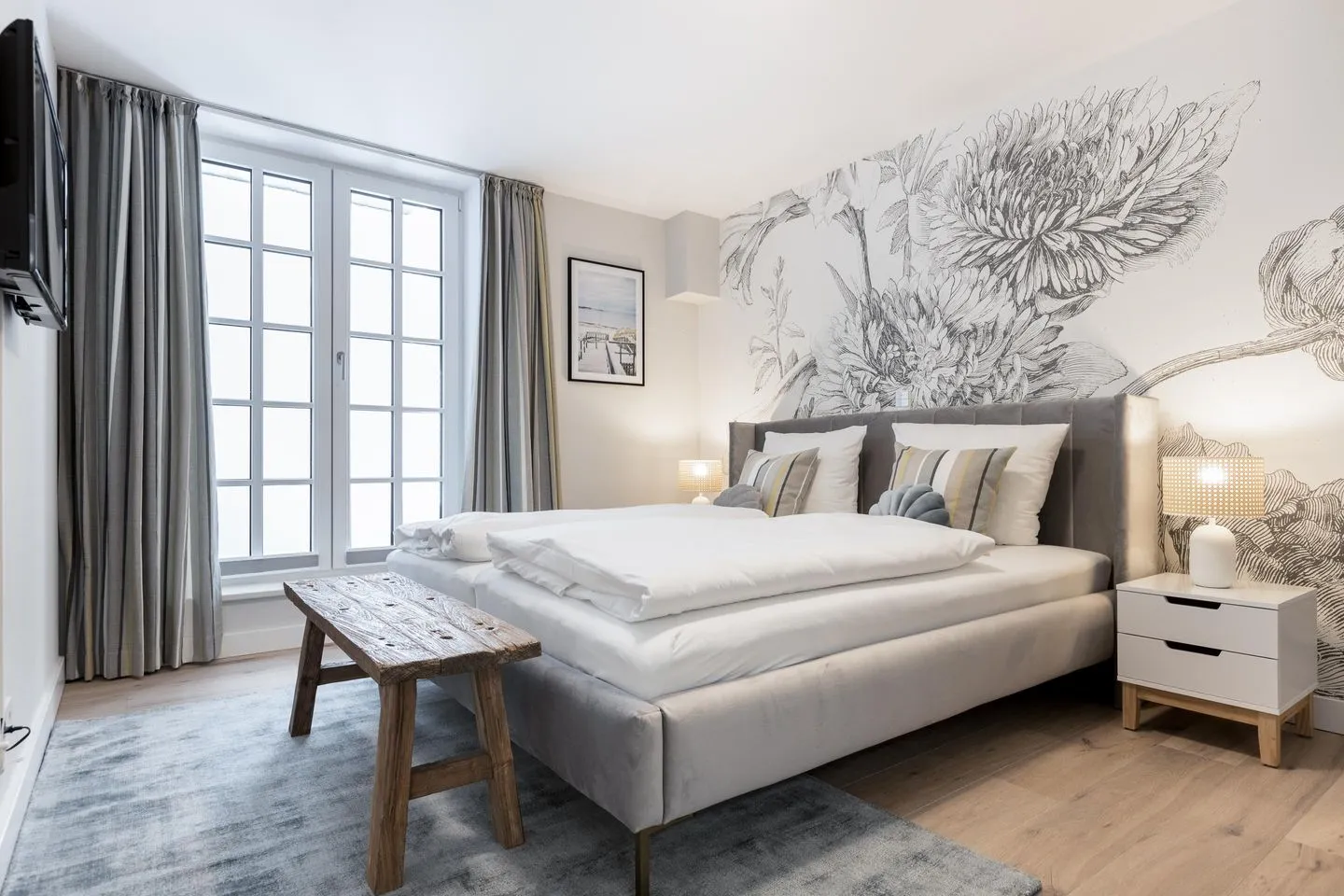 Strandgut Wohnung 4 Wenningstedt - Schlafzimmer