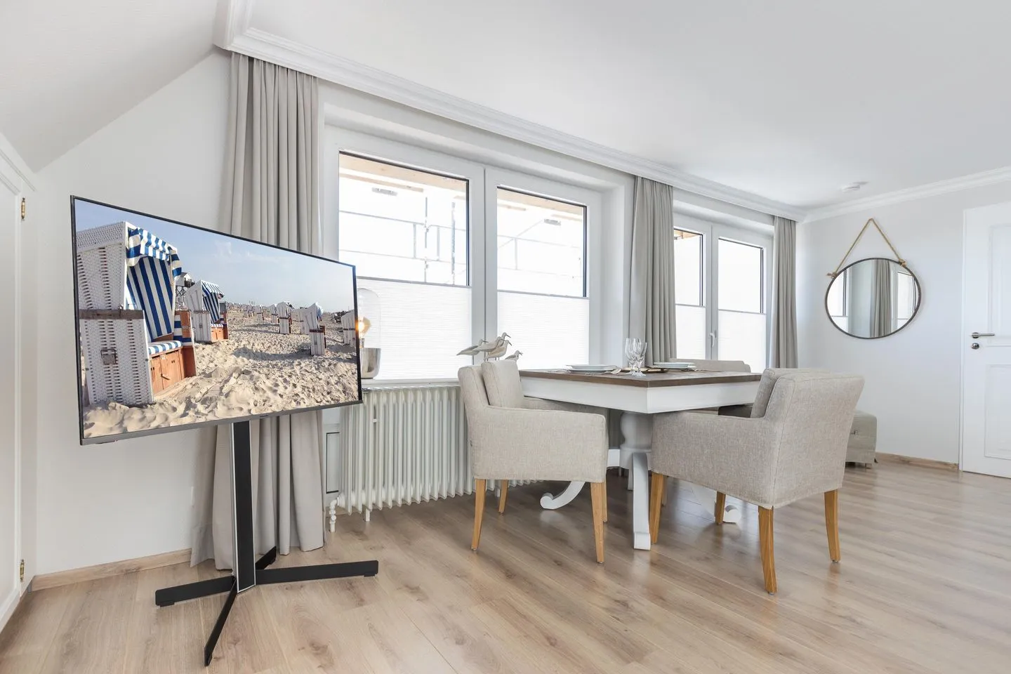 Haus Weissenburg Whg. OG West Wenningstedt - Wohnzimmer