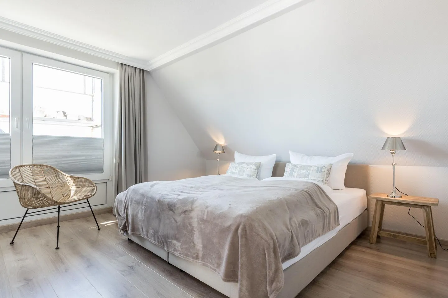 Haus Weissenburg Whg. OG West Wenningstedt - Schlafzimmer