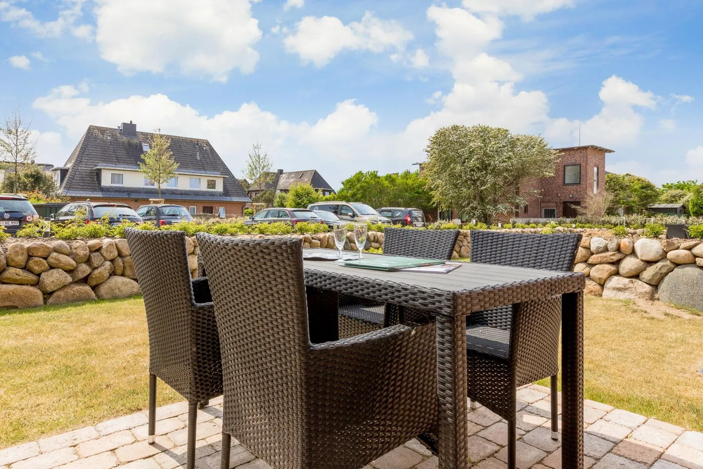 Strandgut Wohnung 2 Wenningstedt - Terrasse