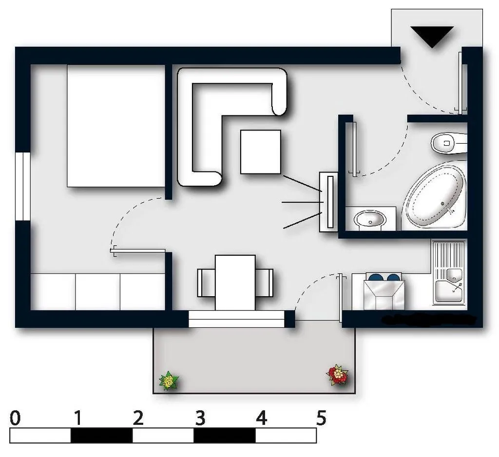 Syltdomizil Westsuite Wenningstedt - Grundriss