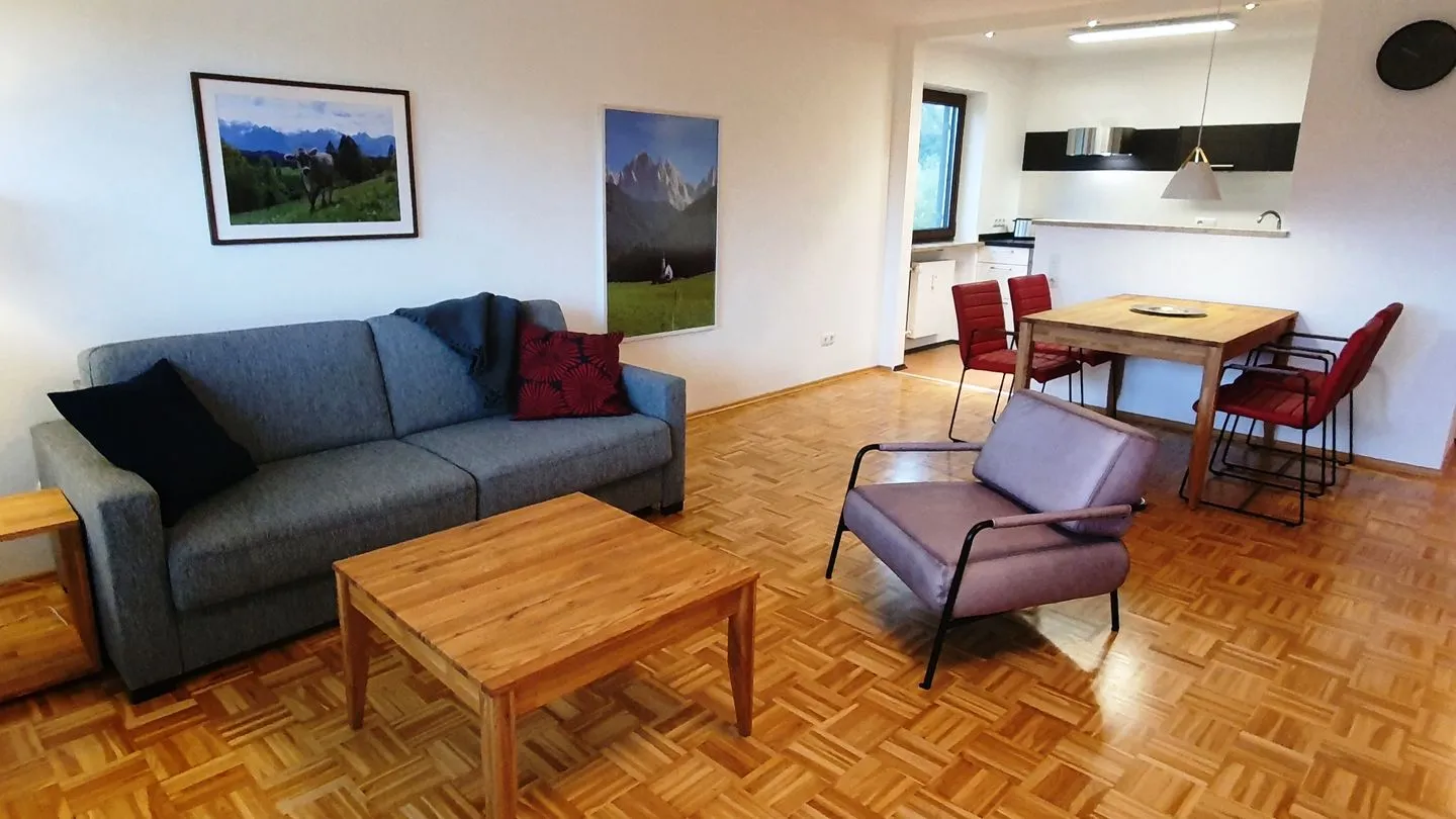 Apartment Wellmann Lechbruck am See - Wohnzimmer