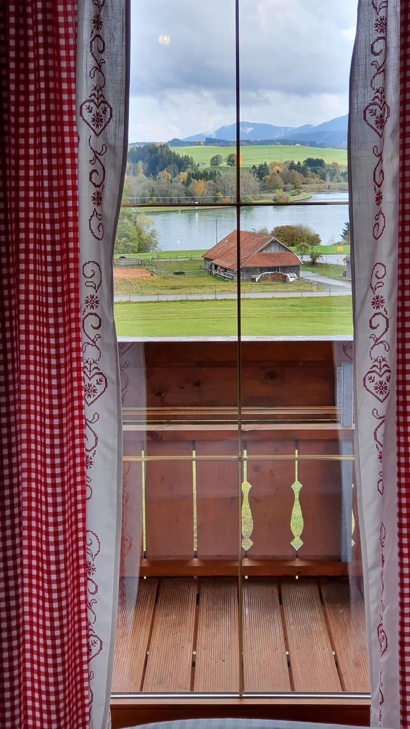 Feriendorf Via Claudia Haus 65 Casa Bavaria Lechbruck am See - Gartenblick