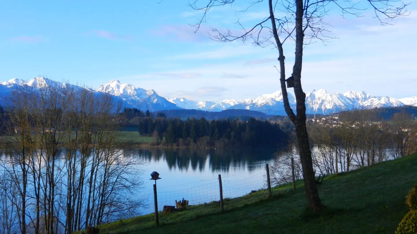 Feriendorf Hochbergle Haus 142 - Lechseeblick Lechbruck am See - Gartenblick