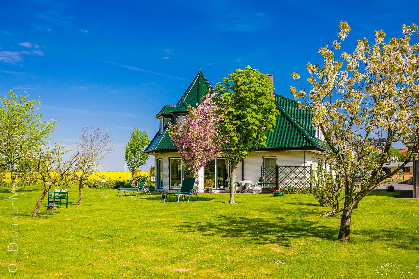 Haus Landblick, Whg. Balkonzimmer, Garten