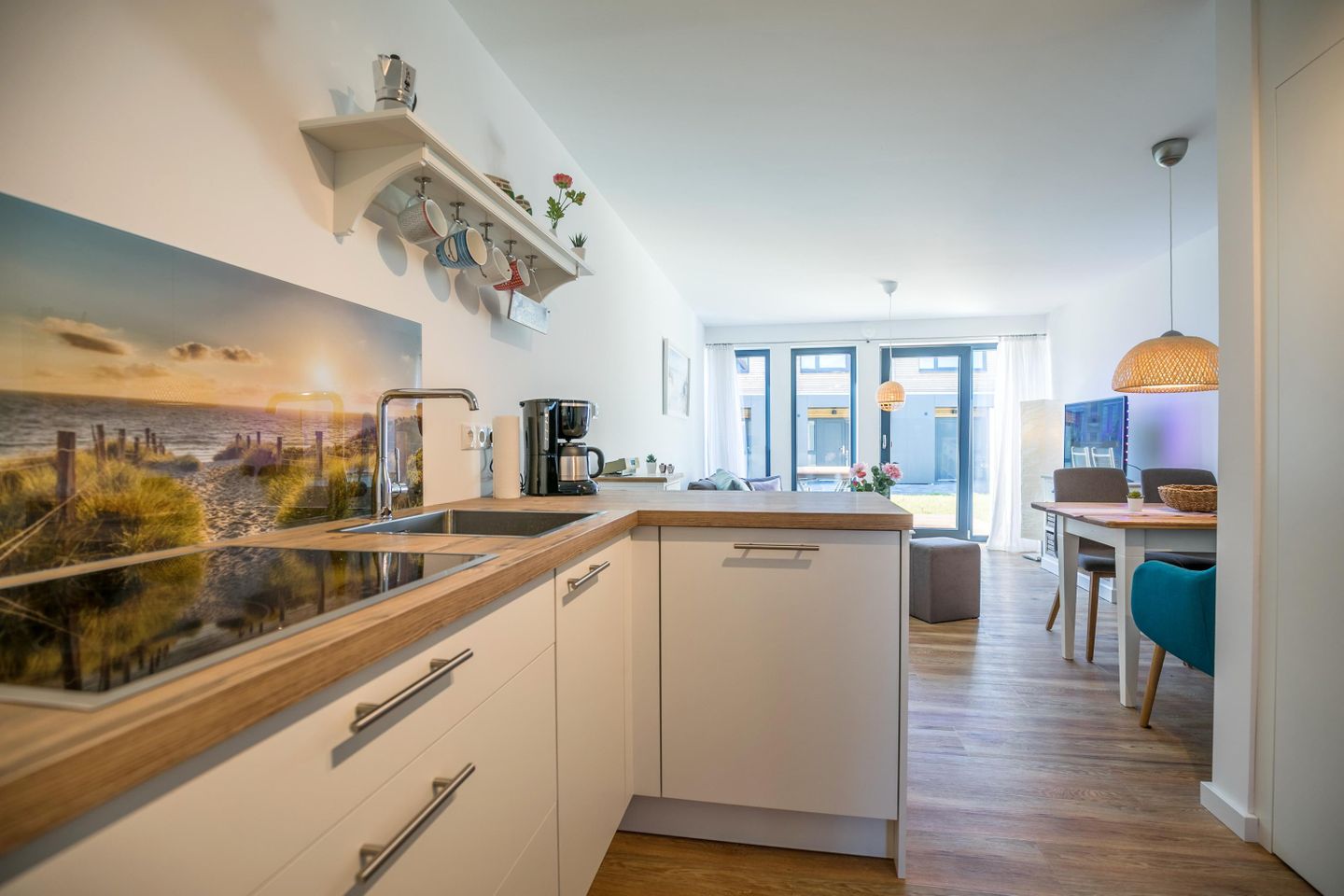 "Beach House 4, Strandkoje 4.3" Küchenzeile