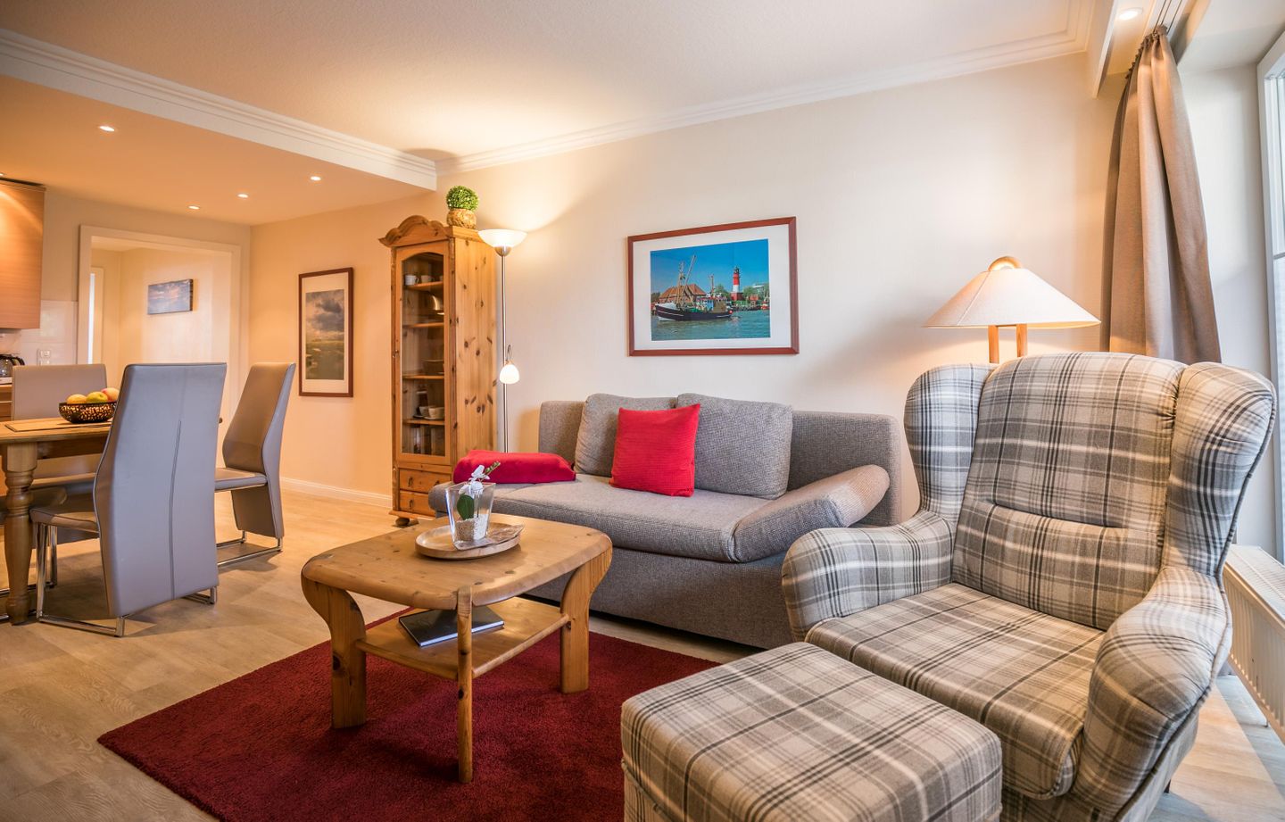 Appartementhaus Meeresbucht Whg. 4, Wohnzimmer