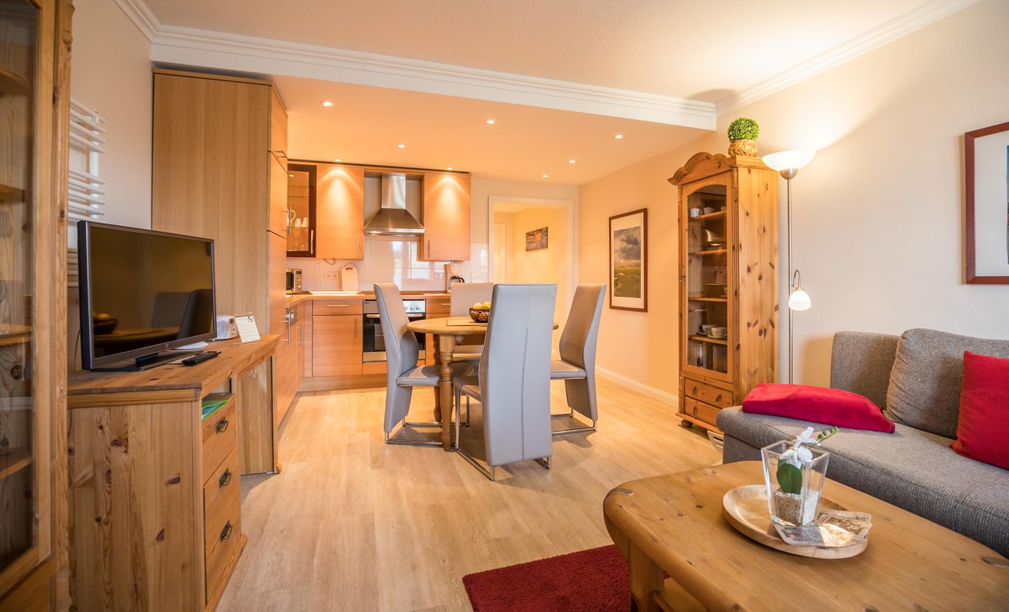 Appartementhaus Meeresbucht Whg. 4, Wohnzimmer