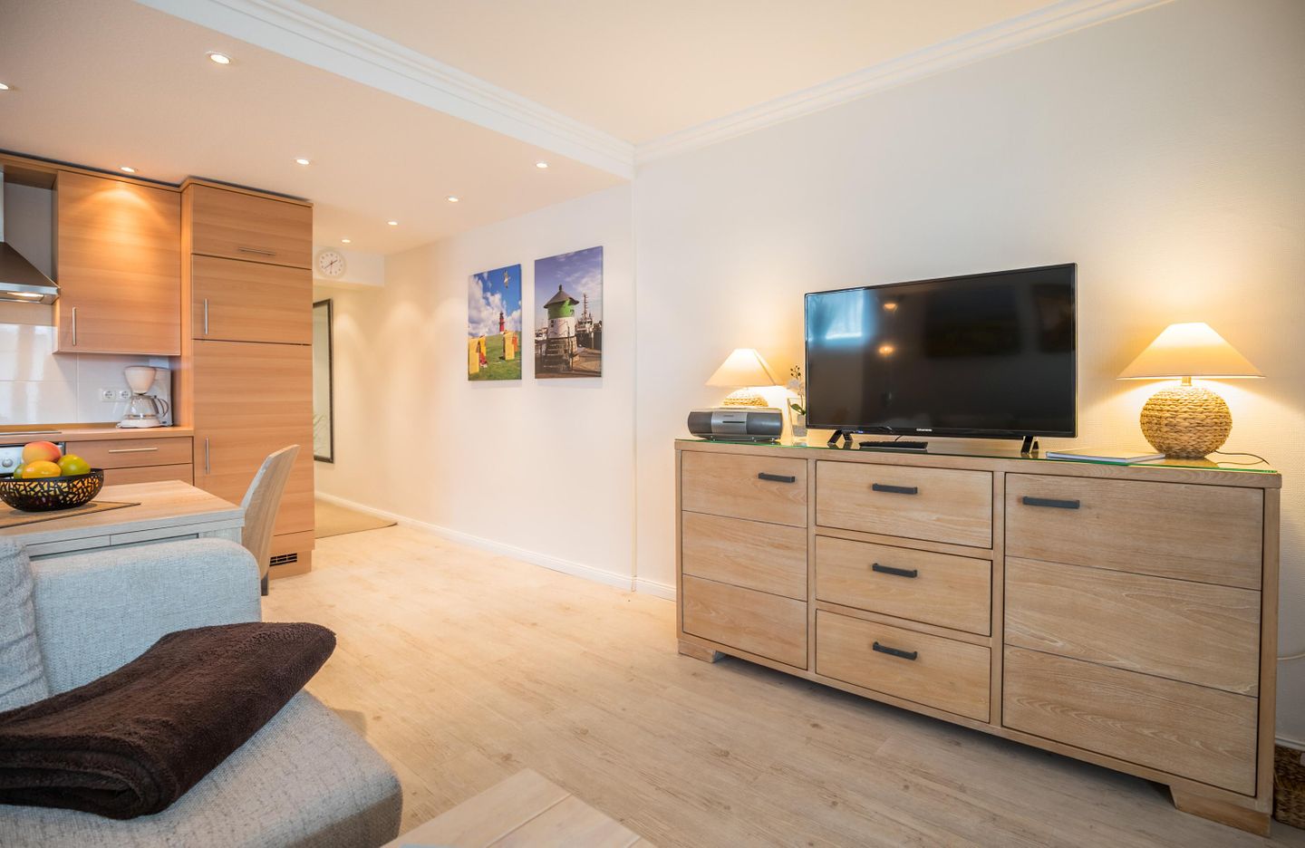 Appartementhaus Meeresbucht Whg. 5, Wohnzimmer