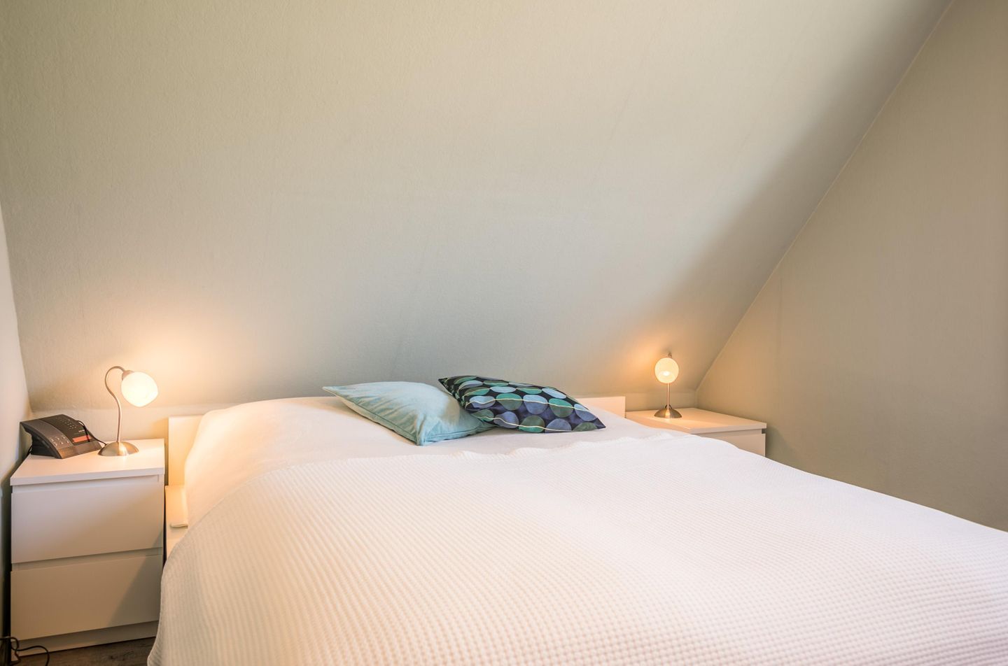 Haus Strandbrise, Whg. 4, Schlafzimmer 1 mit Doppelbett