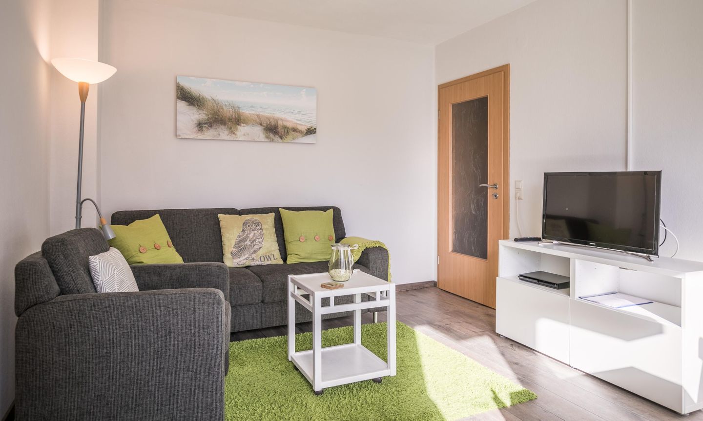 Haus Strandbrise, Whg. 2, Wohnzimmer