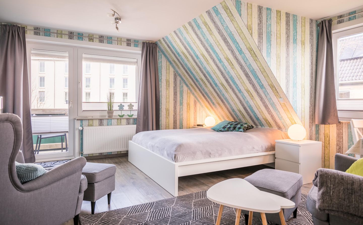 Haus Strandbrise, Whg. 6 Wohnzimmer