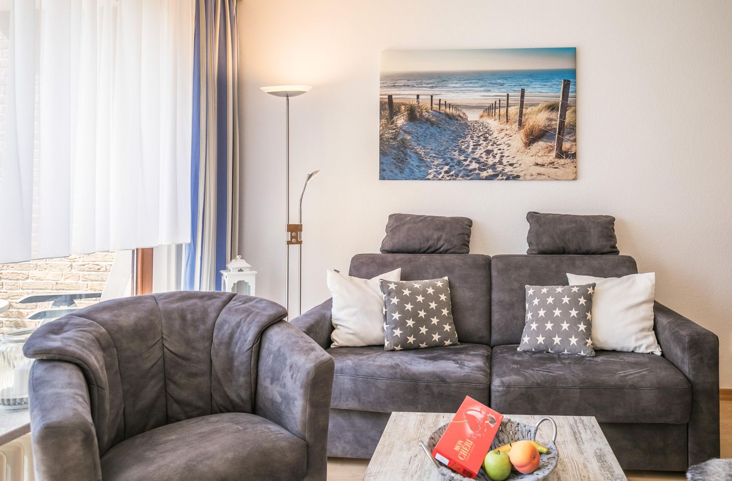 Schloß am Meer, Whg. 5 Wohnzimmer