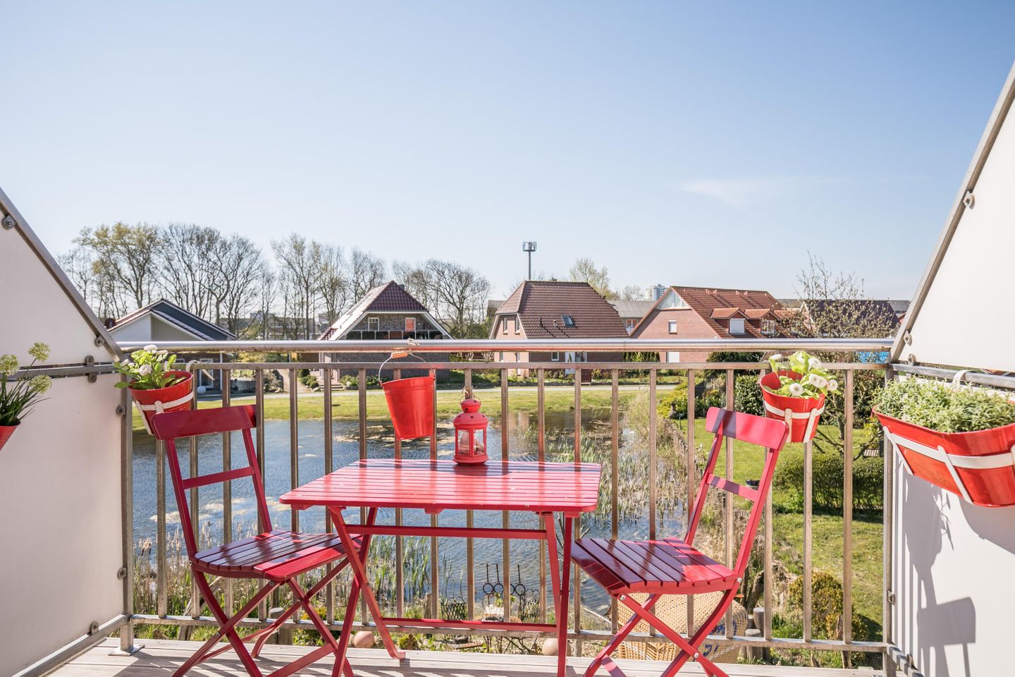 Haus am Teich, Whg. Relax, Balkon