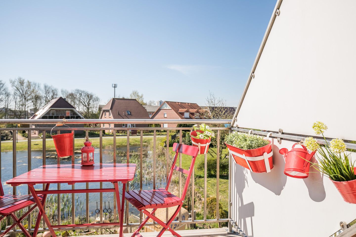 Haus am Teich, Whg. Relax, Balkon
