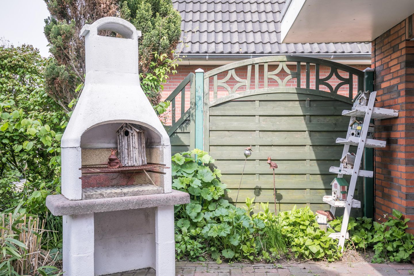 Haus Silke, Whg. 1, Grill / Kamin