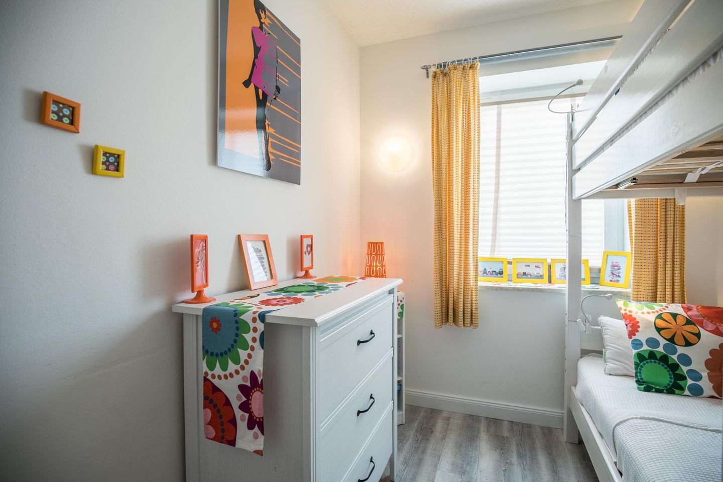 Haus am Teich, Whg. Happy, Schlafzimmer Etagenbett