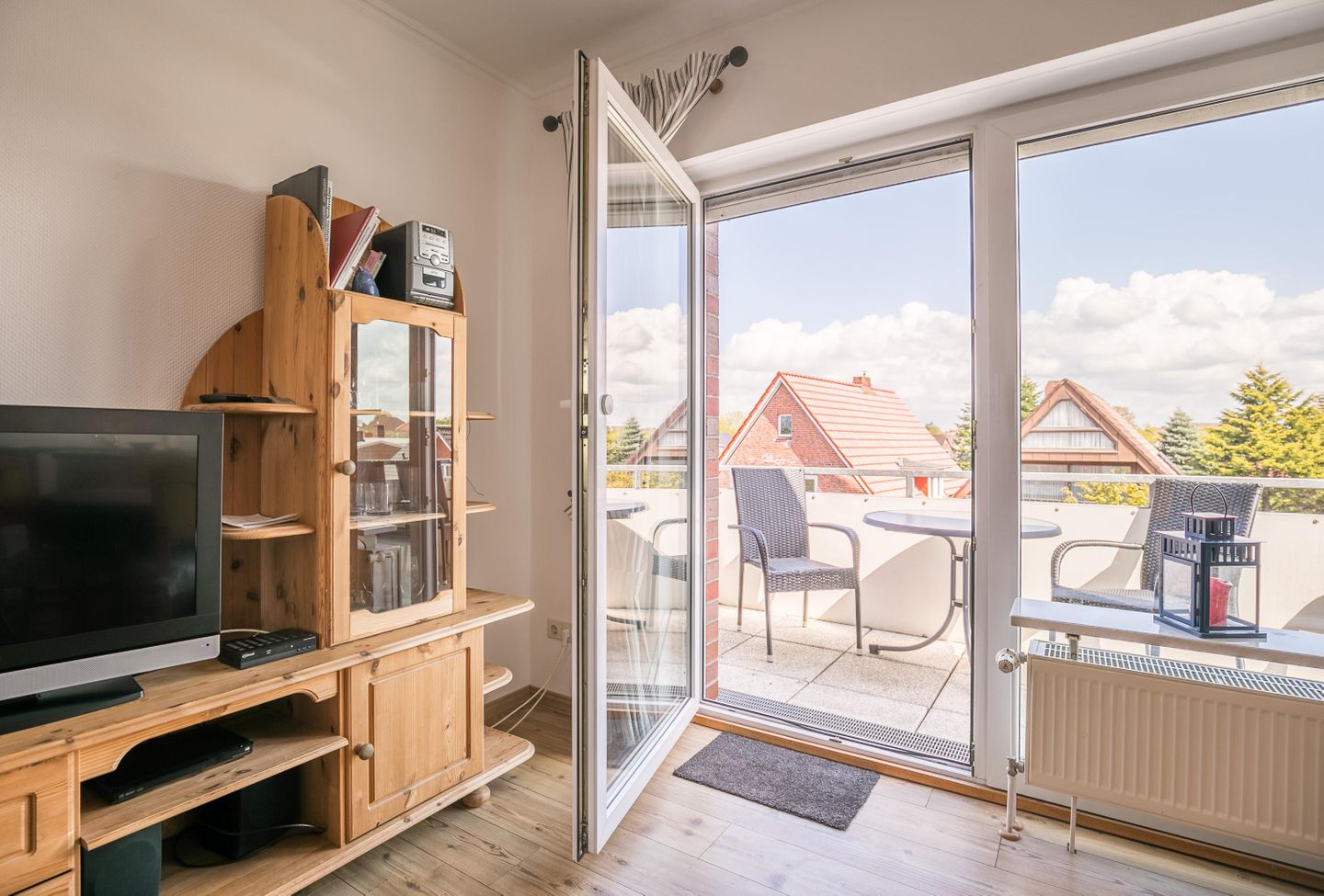 Ferienwohnung Nautik Balkon