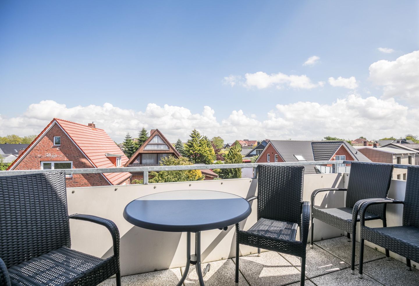 Ferienwohnung Nautik Balkon