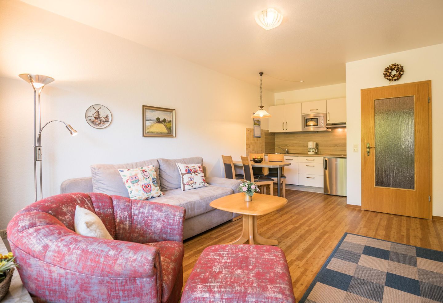 Nordseeblick, Whg. 2 Wohnzimmer